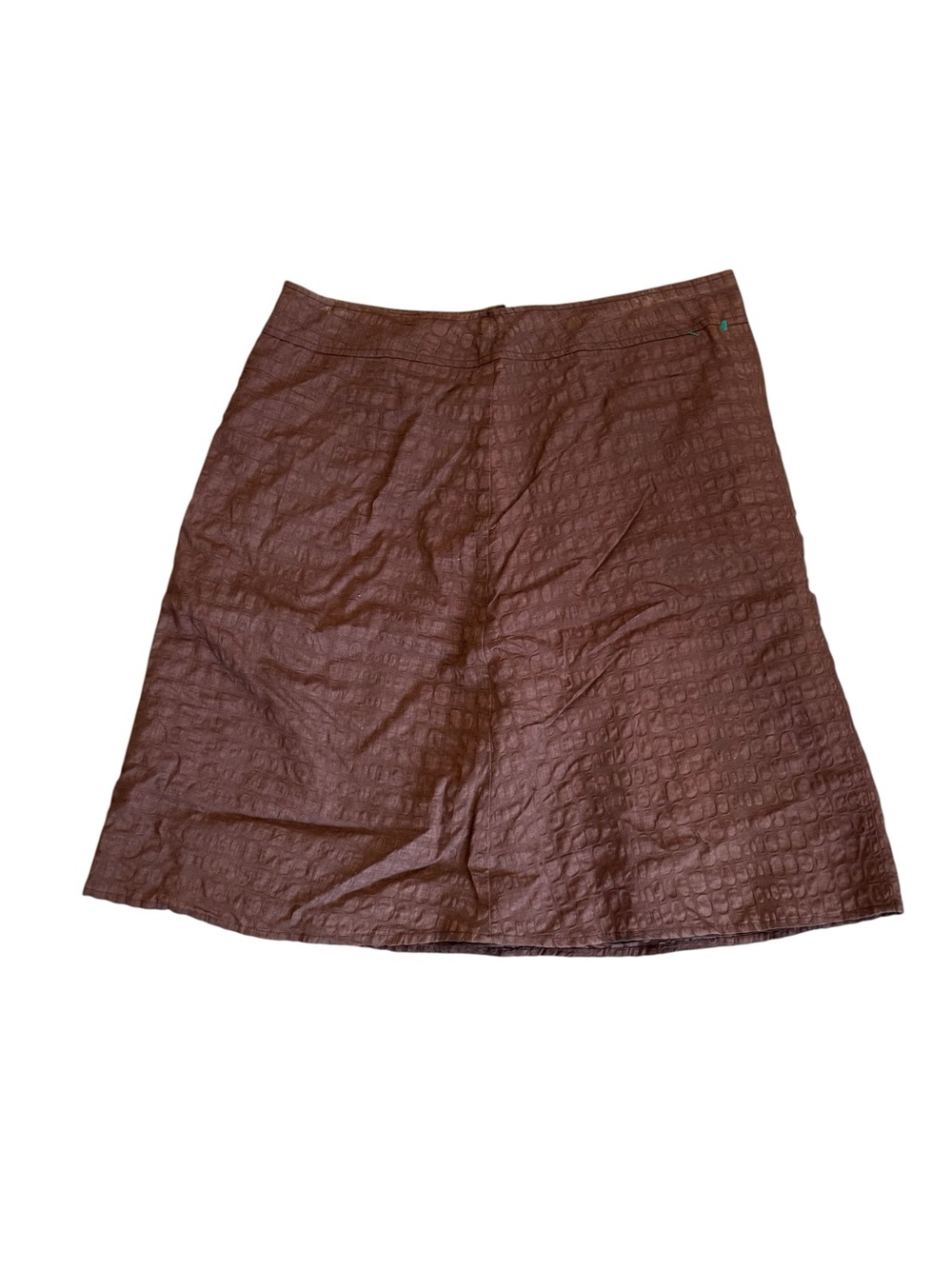 🫶🏻 Nine & Co. Brown A-Line Women's Skirt - Picture 3 of 4